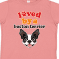 thumbnail image 4 of Inktastic Boston Terrier Dog Gift Girls Toddler T-Shirt, 4 of 5