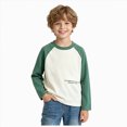 thumbnail image 3 of NOLDARES Cartoon Print Kids Thermal Base Layer Long Sleeve Pullover Top for Toddlers 9M-11Y Spring Winter Wear(Green,10-11 Years), 3 of 5