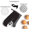 thumbnail image 3 of Fotbe Gothic Skull Drape for 4Pcs Oven Mitts and Pot Holders, 500℉ Heat Resistant Oven Mitts , Non-Slip Silicone Surface Safe for Baking, Cooking, BBQ, 3 of 6