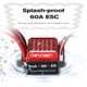 thumbnail image 3 of RC 60A ESC Control Remoto Car ESC Cepilado Controlador de Velocidad Eléctrica 6V/2A Bec Reemplazo para 1/10 -4 -6 D90 HSP Redcat RC 4WD Tamiya Axial SCX10 HPI DIY DIY, 3 of 7