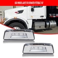 thumbnail image 2 of Clear fender side marker lights fit Kenworth T680 T700 T880 & 15-up Peterbilt 567-, 2 of 3