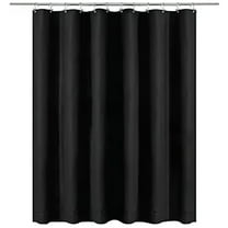 AUQ Shower Curtain Liners Mildew Resistant Heavy Duty Black