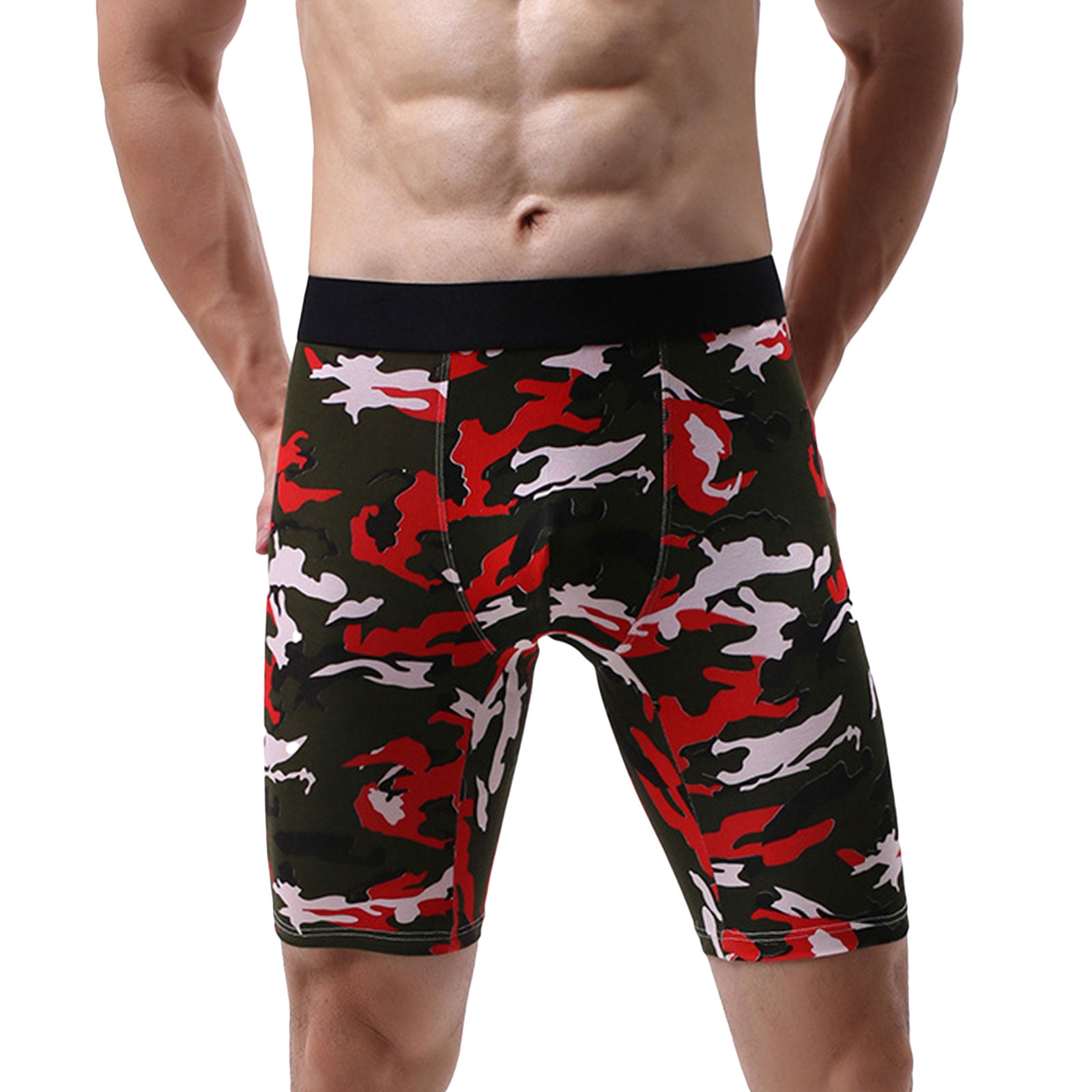 MOFEIYUE Mens Boxer Briefs Military Camo Camouflage Soft Short Underpants Underwear for Men Boys