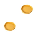 thumbnail image 1 of Billuyoard Flor Bandeja Planta Platillo Decoraciones Antideslizante Amarillo 2Conjunto, 1 of 6