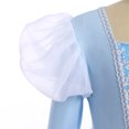 thumbnail image 5 of IBTOM CASTLE Kids Girls Cinderella Princess Cosplay Costume Dress&Accessories Party Carnival Fancy Dress up Long Evening Gown 9-10 Years Blue-Sequin Butterfly, 5 of 8