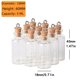 thumbnail image 4 of Botella de tubo, botella de prensa para uñas de manicura, subbotella, botella vacía, tapón de corcho de alta permeabilidad, botella de deriva, botella de deriva, 4 of 4