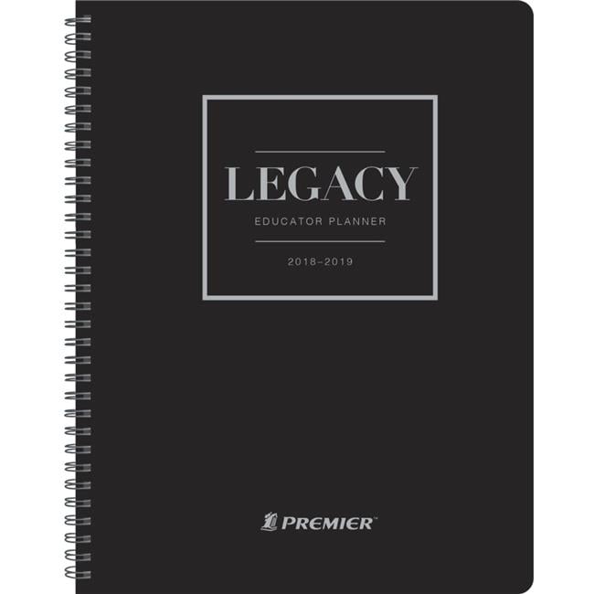Premier 1597154 Legacy Weekly Teacher Planner, August 2018 to 2019