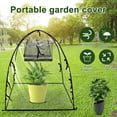 thumbnail image 4 of Mini Greenhouse PVC Pop Up Plant Greenhouse Tent Waterproof Windproof Greenhouse Cover Foldable Gardening Plant Cover Reusable Mini Plant Tent for Indoor Outdoor 56x56x56cm/71x71x75cm/91x91x95cm, 4 of 10