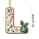 thumbnail image 2 of Lekihaqq Christmas Tree Decorations 26 Letters Acrylic Pendant Hanging Ornaments DIY Crafts for Home Holiday Xmas Decor, 2 of 5