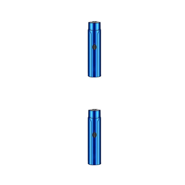 Seitruly Mini afeitadora portátil con para hombre, interfaz USB recargable, cortadora de viaje de negocios para el hogar rotativa de Azul 2piezas