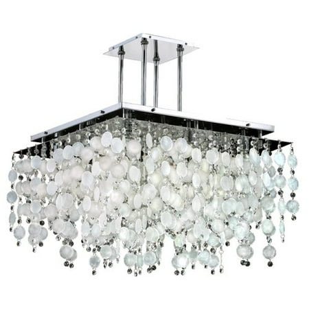 Glow Lighting Cityscape Capiz Shell 9 Light Novelty Chandelier Glow Lighting Cityscape Capiz Shell 9 Light Novelty Chandelier