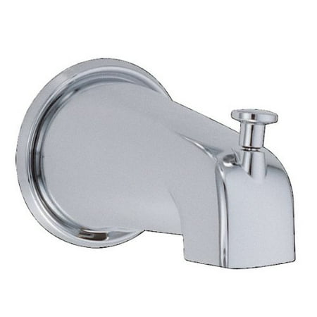 - Danze D606425 Wall Mount Tub Spout with Diverter, 8-Inch, Chrome