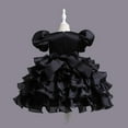 thumbnail image 4 of CNKOO Robes de Princesse pour Filles Robes de Vacances Robe pour Enfants Robe Sans Manches pour Filles Robe en Sequins Robe Tuftée Cadeau pour Halloween Noël, 4 of 5