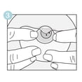 thumbnail image 2 of Ameda Contact Nipple Shield 24 mm, 2 of 6
