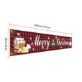 thumbnail image 4 of Ounissouiy Navidad Streamer Colgando Fondo Adorno Poliéster Decorativo Banner Kits de decoración para fiestas  GZ02, 4 of 8