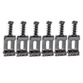 thumbnail image 1 of TISHITA 6pc Arch Saddle Guitar Bridge String Saddle for Electric Bridge Parts Black, 1 of 5