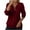 Red, variant on Long Sleeve Tops for Women Casual Long Sleeve Button Henley Neck Pullover Sweatshirt Fall Fashion Outfits Brown XXL