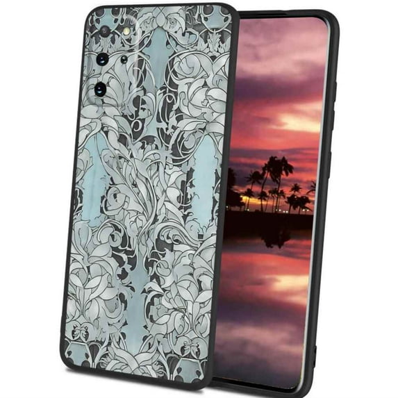 Art-Nouveau-17 Phone Case, Degined for Samsung Galaxy S20+ Plus Case Men Women, Flexible Silicone Shockproof Case for Samsung Galaxy S20+ Plus