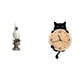 thumbnail image 1 of Figura de escritorio,Figura de loro para escritorio,oficina,decoración del hogar,Reloj de pared,Reloj de pared decorativo para baño y dormitorio.,Reloj de pared de gato silencioso y sin, 1 of 8