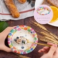 thumbnail image 6 of DTFMZOV Disposable Paper Bowls 20 oz, 30 Count Large Round Bowls, Soak Proof, Microwave-Safe Bowls, 7.5 inch Multi-Color Bowls for Home, Camping, Birthday Party Decorations, 6 of 8