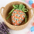 thumbnail image 4 of TanSiDing Easter Carrot Gift Bags Easter Fabric Drawstring Bag Carrot Candy Goody Treat Bags for Spring Basket Stuffers Egg Hunt Outdoor Party Favor Supplies, 4 of 6