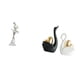 thumbnail image 1 of Figura de escritorio,Estatua de bailarina,adorno de escritorio,decoración del hogar,Estatua de bailarina moderna,regalo de cumpleaños para la oficina.,estatua de cisne,Estatuas y figuras de, 1 of 8