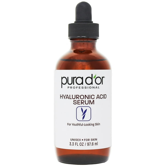 Sérum PURA D'OR de ácido hialurónico de 100 ml para viajes de hidratación profunda