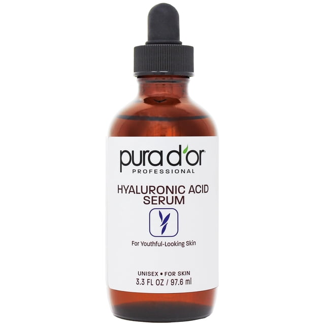 Sérum PURA D'OR de ácido hialurónico de 100 ml para viajes de hidratación profunda