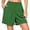Green, variant on Aihuaihua Womens Shorts Dressy High Waisted Wide Leg Tailored Shorts Pleated Business Casual Work Trouser Shorts XL