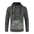 thumbnail image 2 of Vedolay Men's Pullover 2023 Long Sleeve Slim Knitted Sweaters Tops for Men Fall Grey,2XL, 2 of 3