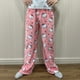 thumbnail image 1 of Sanrio-Pijama de franela de Hello Kitty para mujer, pantalones informales de lana cálida para el hogar, con dibujos animados, color rosa, para Navidad y Halloween, Otoño e Invierno xuanjing unisex, 1 of 2