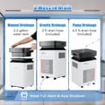 thumbnail image 6 of Costway 70 Pint Dehumidifier for Basement with Continuous & Auto Mode Large Water Tank, 6 of 10
