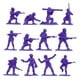 thumbnail image 3 of Figuras BMC de Plastic Army para mujer, 36 unidades, color morado, 3 of 9
