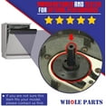 thumbnail image 4 of Whole Parts Dishwasher Drain and Wash Impeller Kit Part # 675806 - Replacement & Compatible With Some Kenmore, Kitchen Aid, Maytag, Whirlpool Dishwashers, 4 of 7