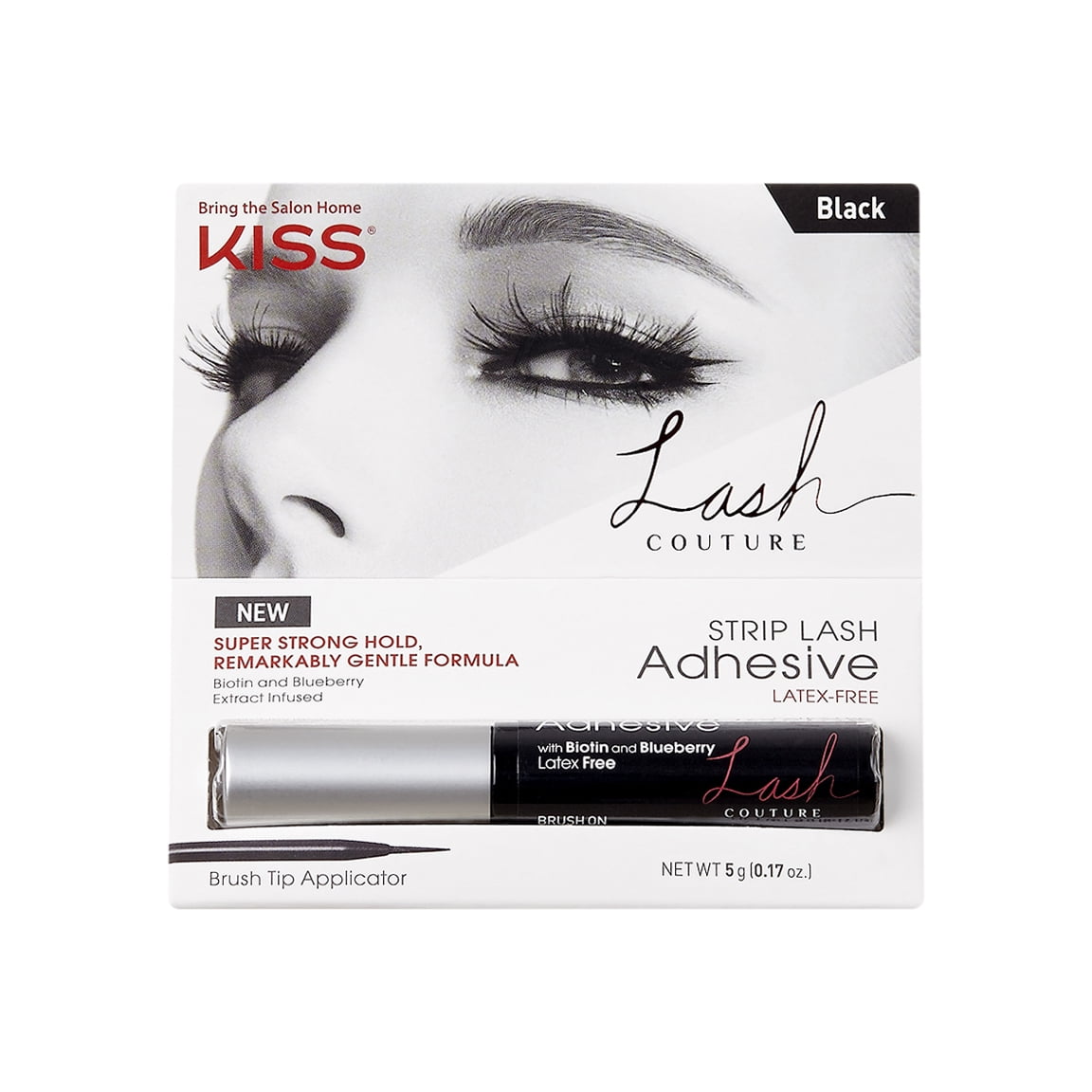 KISS Lash Couture Strip Lash adhesive- Black