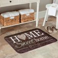thumbnail image 2 of SPXUBZ Home Sweet Home Pattern Print Non Slip Kitchen Mats Bathroom Rugs Floor Mats for Floor 31.5x19.7 inch, 2 of 5