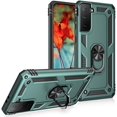 thumbnail image 1 of [PST] Samsung Galaxy S21 5G 6.2" Kickstand Rotating Ring Case, Heavy Duty Hybrid Shock Absorption Rugged Hard Phone Case Cover, 1 of 4