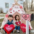 thumbnail image 6 of Valentine''s Day Mailbox Covers Magnetic Letter Post Box Cover Wrap Garden Yard Home Decor Outdoor Yard Farmhouse Home Mailbox Cover Magnetic Standard 21L X 18W (Valentine''s Day 55), 6 of 6
