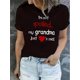 thumbnail image 1 of Camiseta informal de cuello redondo para mujer con estampado de corazones, mezcla de algodón y elastano elástico, cómoda camiseta de verano, ideal para practicar deporte., 1 of 6