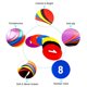 thumbnail image 4 of Juego de marcadores de piso numerados de 9 pulgadas, conos de disco planos de agilidad antideslizantes para fútbol, baloncesto, fútbol americano, béisbol, del 1 al 10, 4 of 5