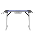 thumbnail image 6 of Dardashti 29.72" Gaming Desk with built in LED Lights in Arctic White, 6 of 9