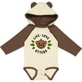 thumbnail image 3 of Inktastic Live Love Otters Boys or Girls Long Sleeve Baby Bodysuit, 3 of 5