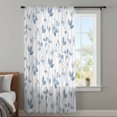 thumbnail image 4 of Branches Leaves Sheer Curtains 72 Inches Long, Spring Summer Botanical Wooden Rustic Light Filering Curtains, Breathable Simi Curtain Privacy Drapes for Living Room Bedroom Window Treatment, 4 of 9