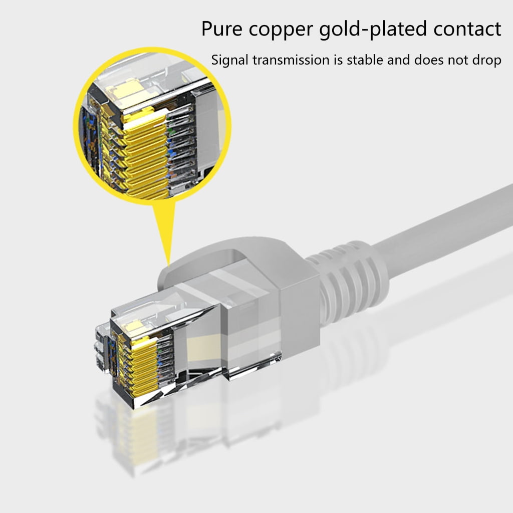 Reliable CAT6 Ethernet Cable Networking Cord for Home Office Gaming Setups