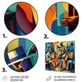 thumbnail image 3 of Designart "Jazz Spotlight On-Stage Performance II" Music Jazz Metal Wall Art, 3 of 5