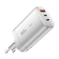 thumbnail image 2 of Cargador USB tipo C de 65 W para computadora portátil/teléfono móvil Ipad/Audífonos/PS5 (enchufe de la UE blanco), 2 of 2