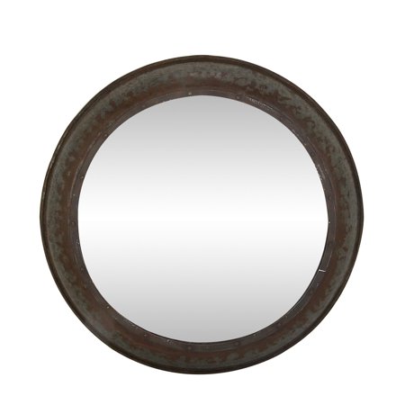 Decmode Rustic 36 X 36 Inch Antique Round Mirror - Walmart.com