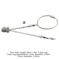 thumbnail image 1 of Bird Foot Stand Chain Stainless Steel Parrot Foot Chain with Bird Foot Ring, 1 of 10
