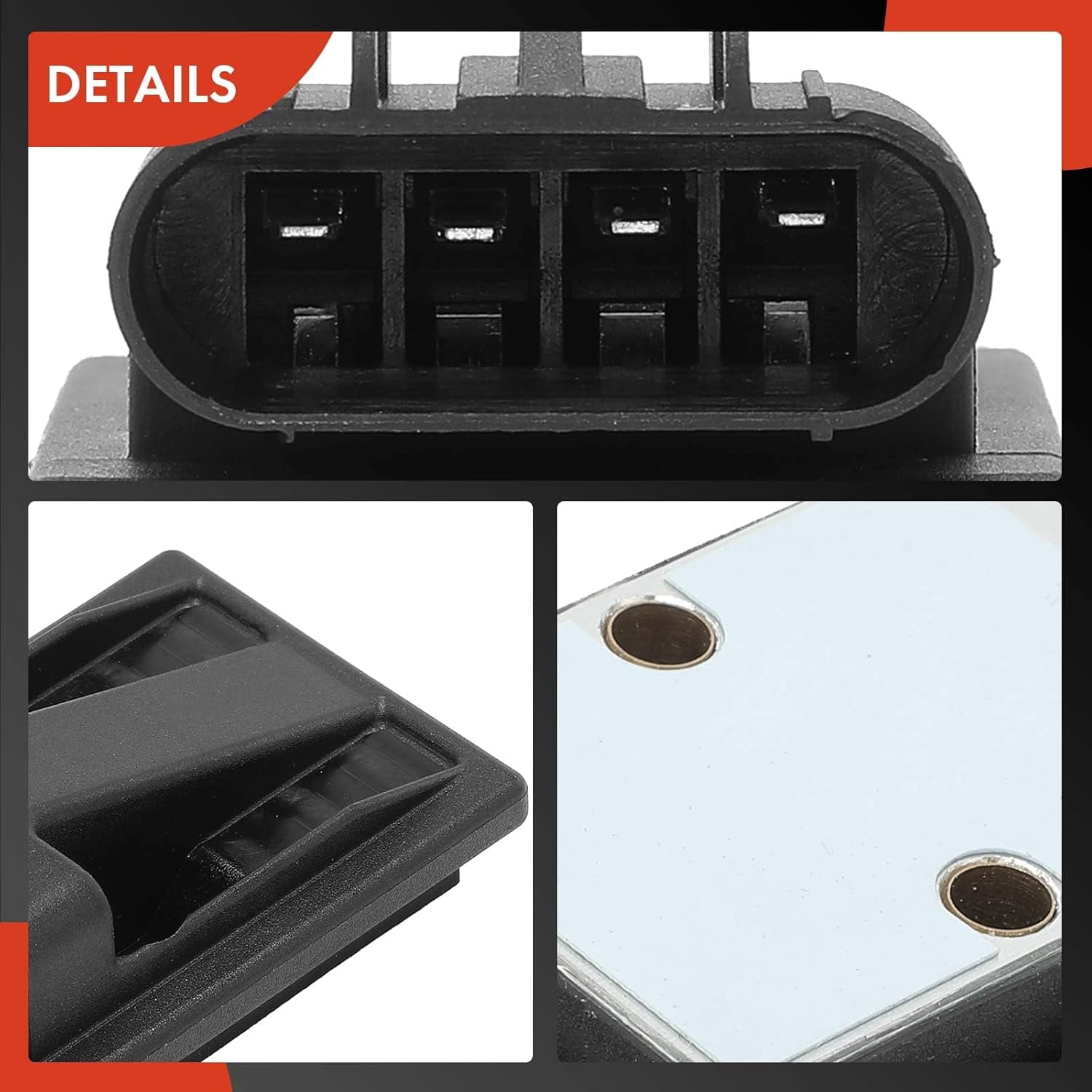 A-Premium HVAC Blower Motor Resistor Compatible with Chevrolet Trailblazer/Trailblazer EXT 2002-2006 & GMC Envoy/Envoy XL 2002-2006, Envoy XUV 2004-2005 & Isuzu Ascender 2003-2008 & Saab 9-7X