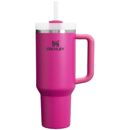 Stanley Quencher H2.0 FlowState 40oz Fuchsia Pink Tumbler 10-11824